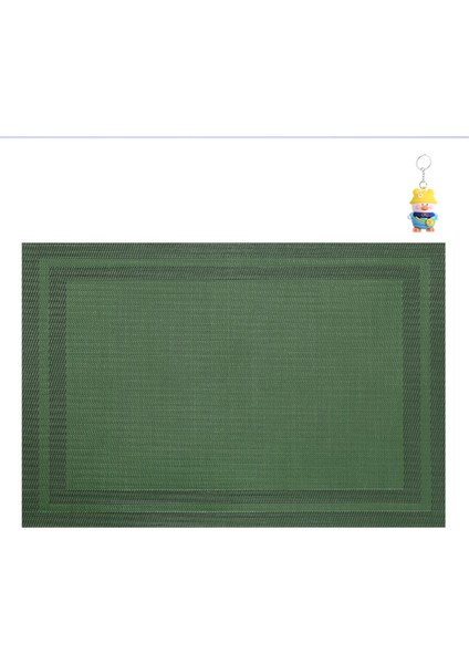 Çerçeve Tipi Teslin Pvc Temizlenmesi Kolay Avrupa Tarzıısıyalıtım Paspasıüst Düzey Otel Ev Yemek Masa Paspası Batıyemek Paspası Masaüstü 6 Adet (Yurt Dışından)