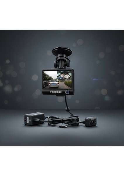 1080P Dash Cam Full Hd Araç Içi Kamera 3 Kamera Gece Görüşlü Büyük Ekran G Sensör Geniş Açı fiyatları
