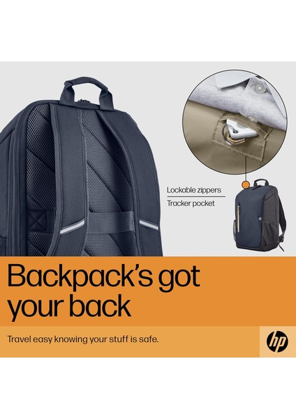 Travel 18 Litre 15,6 Demir Grisi Dizüstü Bilgisayar Sırt Çantası (6B8U6AA) modelleri