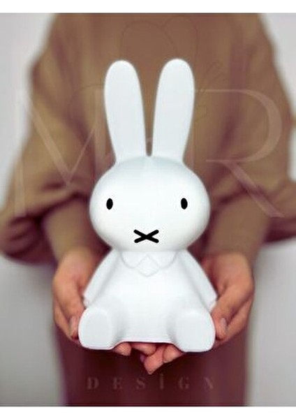 Miffy Tavşan Gece Lambası Küçük Boy Çocuk Odası İçin Güvenli Plastik Tasarım modelleri