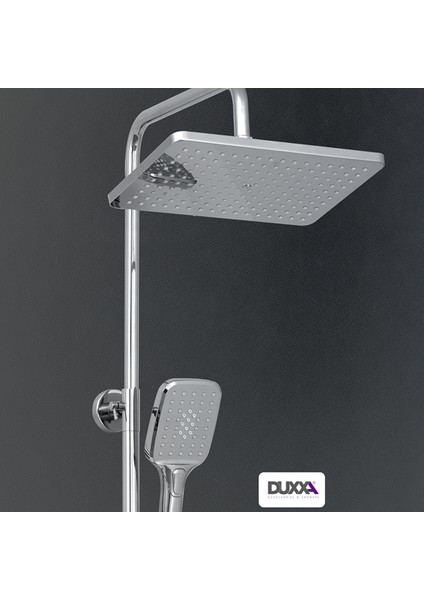 Piano Bataryalı Duş Seti Krom DP.100