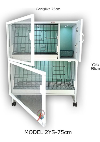 Istanbul Kafes Model 02YS Pvc Kuş Dolabı (Kurulu Gönderim) fiyatları