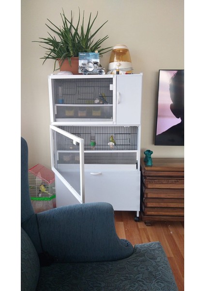 Istanbul Kafes Model 02YS Pvc Kuş Dolabı (Kurulu Gönderim) indirimleri