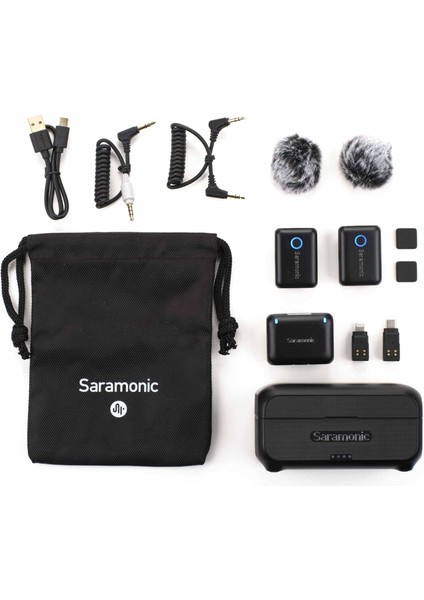 Blink 500+ B2 2 Kişilik Kablosuz Mikrofon Sistemi, Cihaz Montajlı Alıcı 3,5 Mm, Usb-C ve Y fiyatları