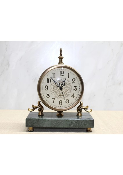 Mermer Tabanlı Masaüstü Saat