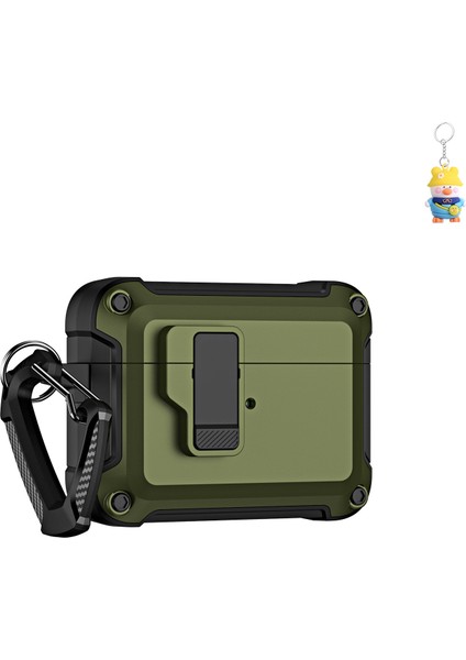 Apple Airpods Bluetooth Kulaklık Koruyucu Kılıfı Airpods 4. Nesil Hepsi Bir Arada Asılı Kulaklık Kutusu (Yurt Dışından)