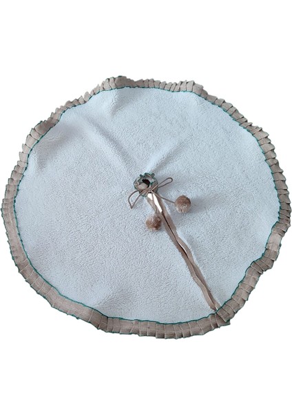 , Yılbaşı Çam Ağacı Altı Örtüsü, Çam Ağacı Ayak Halısı Örtüsü, Krem Renk, Peluş, 85 cm fiyatları