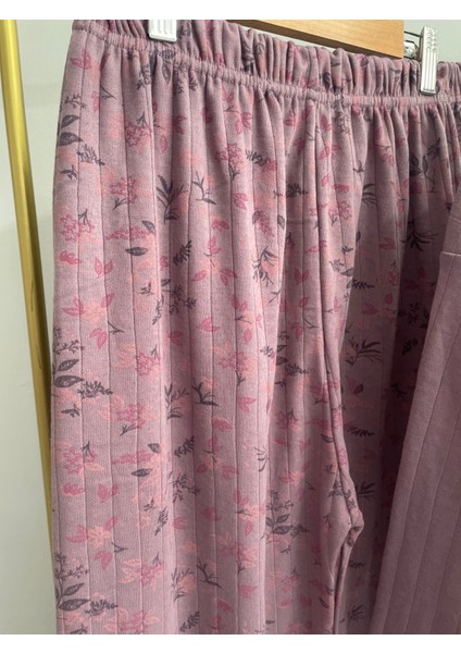 Fitilli Viskon Kışlık Kalın Bayan Pijama Takımı fırsatları