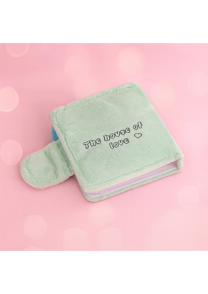 60 Fotoğraf Kapasiteli Mavi Instax Peluş Polakart Fotoğraf Albümü modelleri