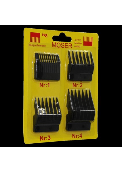 Moser 4 Parça Makine Tarak Set (5148)