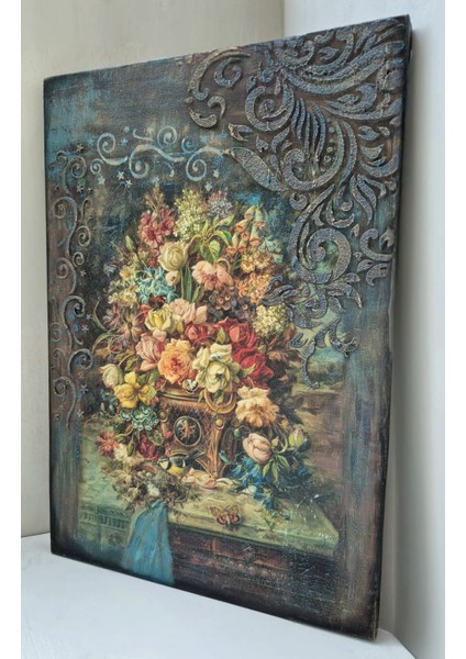 -Dekopaj Rölyef Pastaileyapılan Tablo