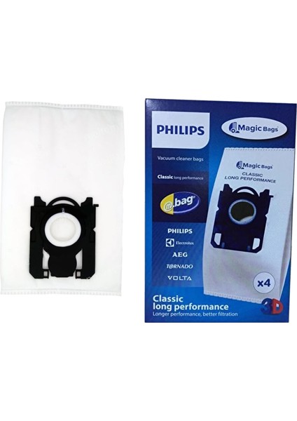 Electrolux Uyumlu E 18 Süpürge Toz Torbası 4 Adet