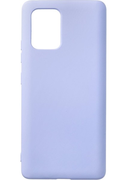 Samsung Galaxy A91 / S10 Lite Içi Kadife Kaplı Esnek Silikon Kapak Ryc/ Nano Lansman