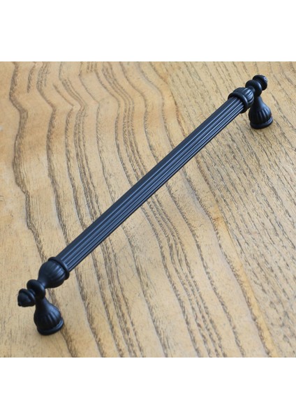 Mobilya Mutfak Dolabı Çekmece Dolap Kulpları Kapak Kulpu Kulbu Siyah (224 Mm-22.4 Cm) Metal Kulp fırsatları