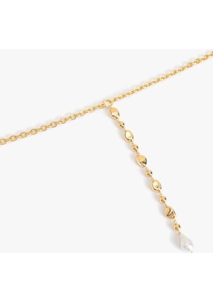 Inci Detaylı Zincir Kolye modelleri