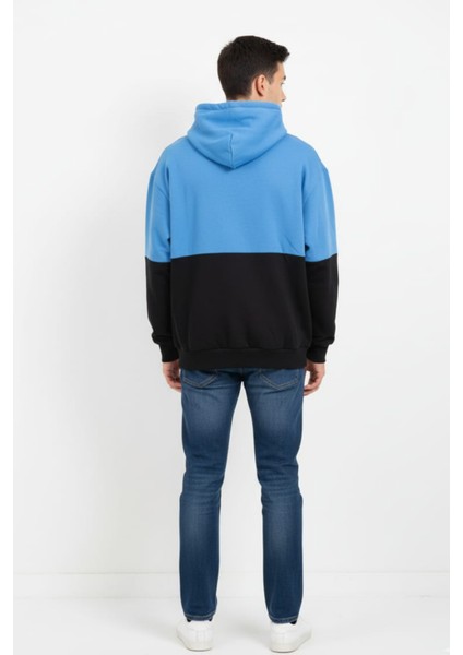 Erkek Pamuklu 2 Renk Üç Ip Şardonlu Basic Kapüşonlu Sweatshirt modelleri