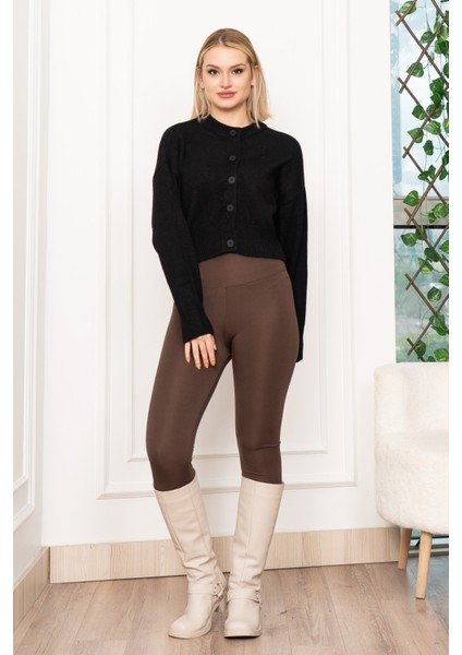 Zr Modal Trend Kısa Düğmeli Bluz Hırka 3549