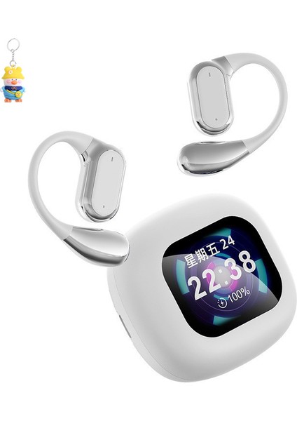 Aiçeviri Kulaklık Q18 Dijital Ekran Dokunmatik Ekran Bluetooth Kulaklık Kulak Içi Olmayan Kulak Tipi Ows Kablosuz Kulaklık (Yurt Dışından)