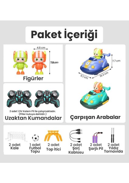2.4 Ghz Işıklı Müzikli Uzaktan Kumandalı Koltuk Fırlatmalı Futbol Oynayan Araba Seti (Item Kod : RQ3059) fiyatları