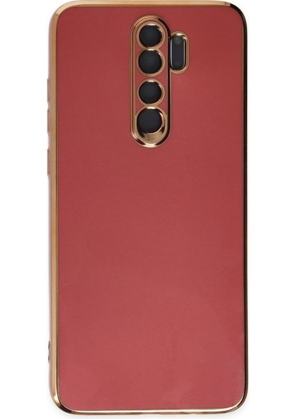 Redmi Note 8 Pro Kılıf Parlak Yapılı Esnek Volet Silikon Kapak