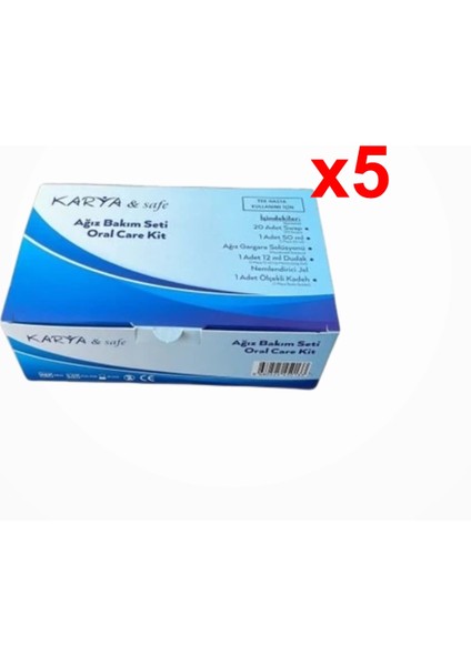 Ağız Bakım Seti Kutulu - 5 Kutu