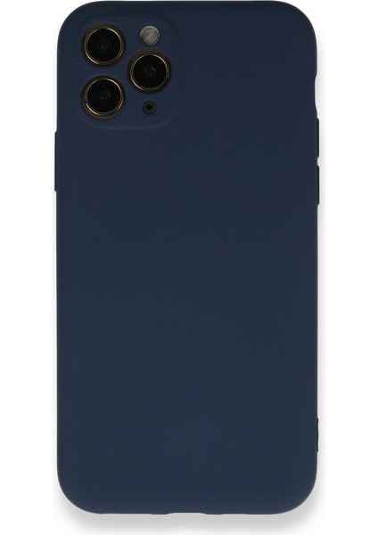 iPhone 11 Pro Içi Kadife Kaplı Esnek Silikon Kapak Ryc/ Nano Lansman