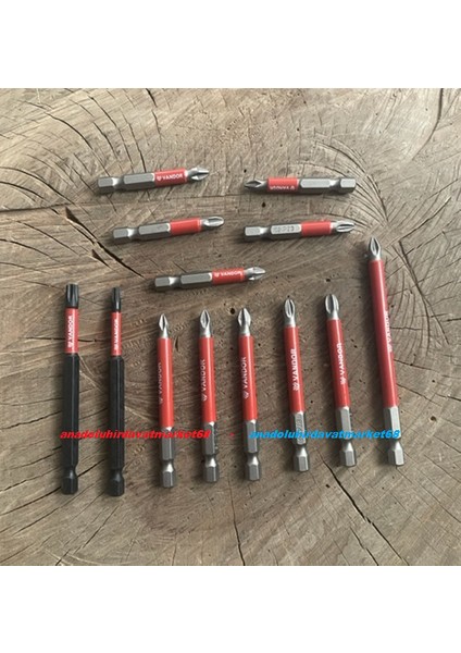 Impact Vida Sıkma Ucu T20 Ph2 Pz2 Ph3 Pz3 Ph1 Yıldız Bits Uç Cobalt Germany 13PC