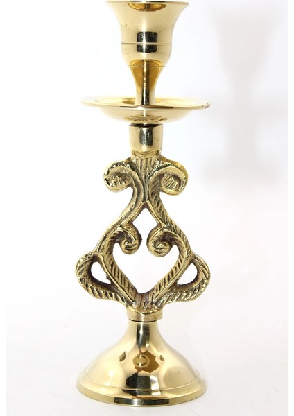 Tekli Pirinç Şamdan Model 5