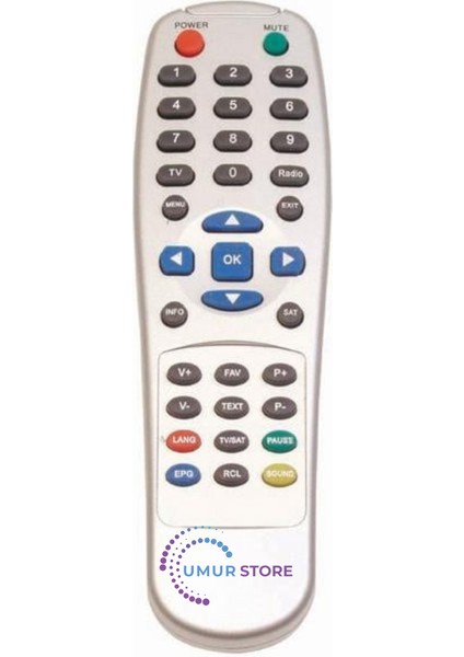 6400 Cı — CA-9000 Fta Uydu Alıcı Kumandası