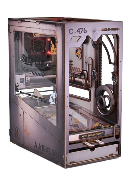 Mini Pinball Oyunu LED Işıklı Kendin Yap 3D Puzzle Kitap Köşesi fiyatları