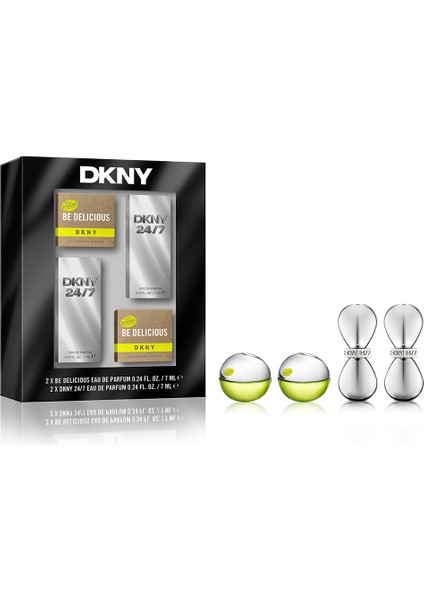 Mını Coffret Set 2 x Be Del 7ml + 2 x Dkny 24/7 7ml 25
