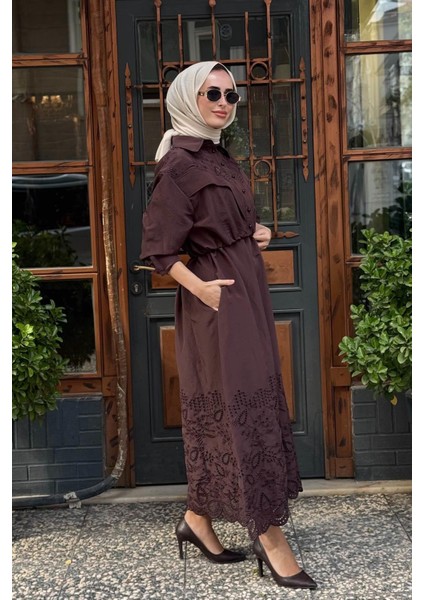 Elbise 2502-5023 Kahve fiyatları