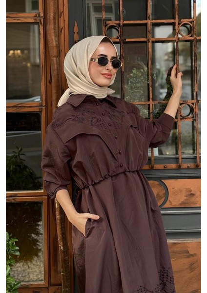 Elbise 2502-5023 Kahve modelleri