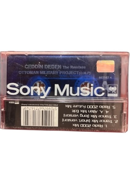 Ceddin Deden The Remixes Ottoman Military Project – Kaset – 2000 – Ambalajında indirimleri