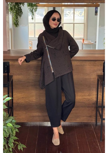 Pantolonlu Takım 25W4017 Kahve