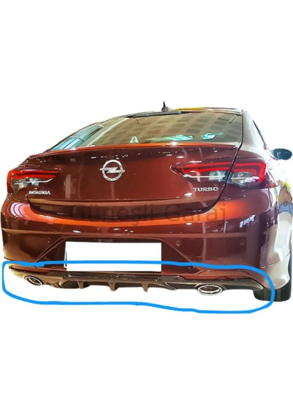 Opel Insignia Yeni Kasa Difüzör (Plastik) (( Parlak Siyah ))