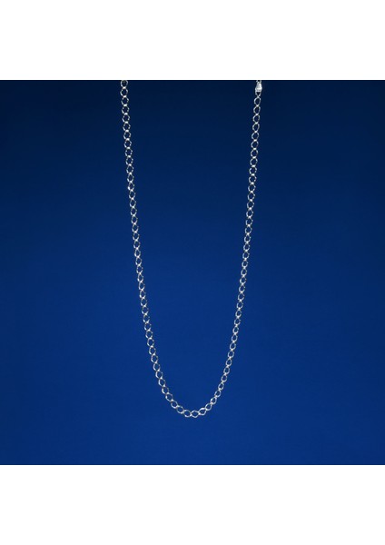 100 Mikron Tek Bakla Rambo Gümüş Zincir modelleri