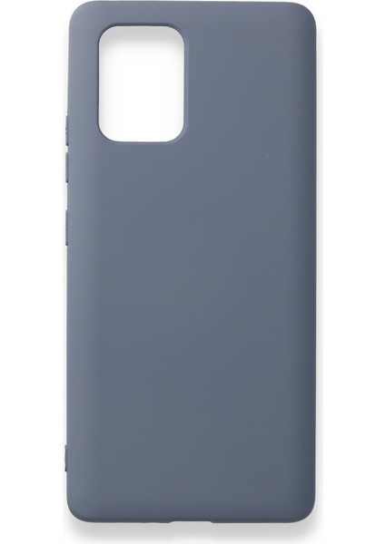 Samsung Galaxy A91 / S10 Lite Içi Kadife Kaplı Esnek Silikon Kapak Ryc/ Nano Lansman