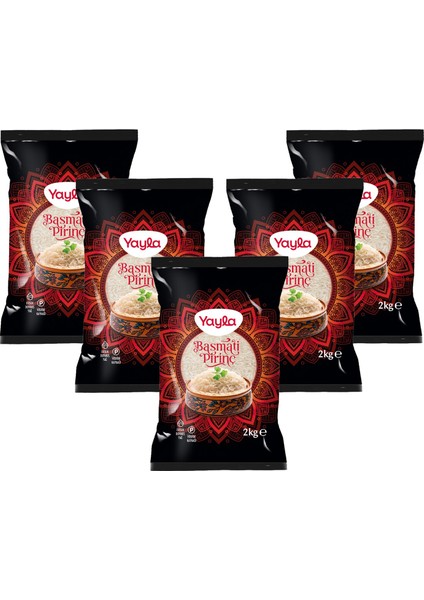 Basmati Pirinç 2 kg x 5 Adet