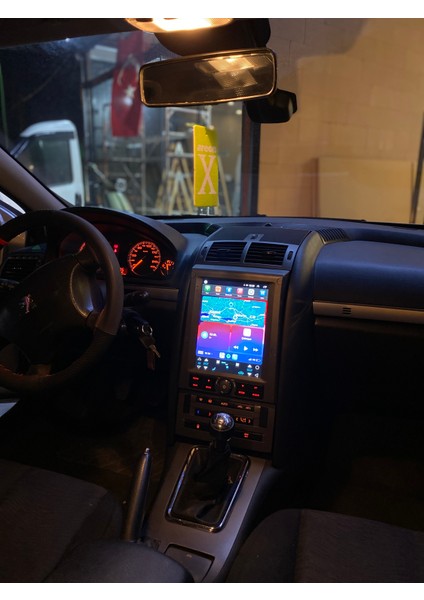 Peugeot 407 Tesla Uyumlu Androıd Multimedya Gerçek 2/32 Kablosuz Carplay Geri Görüş Kameralı modelleri