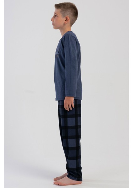 Pamuklu Erkek Çocuk Uzun Kol Pijama Takım(9/10-15/16), 503184 fiyatları