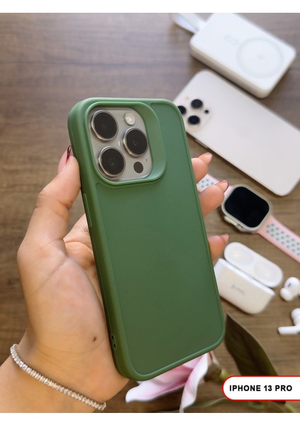 iPhone 13 Pro Uyumlu Kamera Korumalı Darbeye Dayanıklı Renk Atmayan Keep Silikon Kılıf