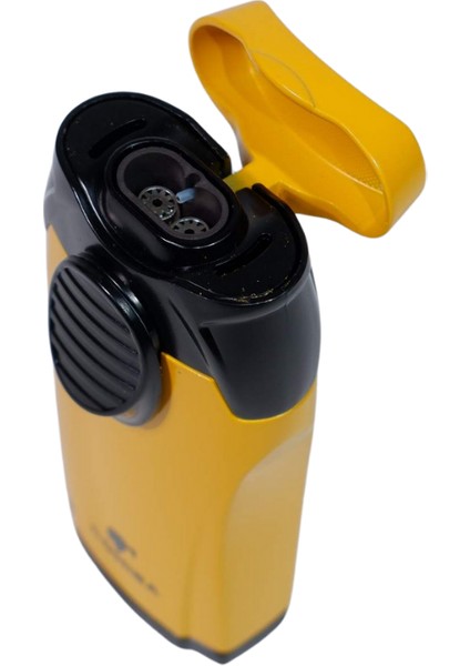 Çift Torch Pürmüz Sarı - Siyah Puro Çakmağı modelleri