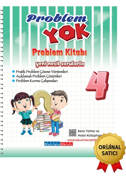 Resmi ve Orijinal Satıcı 4. Sınıf Problem Kitabı