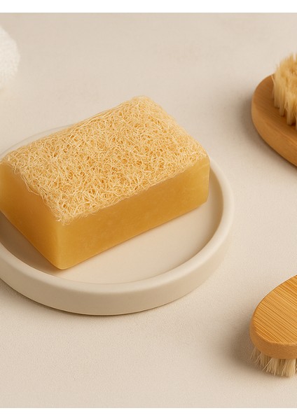 Doğal Keçi Sütü ve Bal Lifli Sabun 100 gr | El Yapımı, Nemlendirici ve Peeling Etkili modelleri