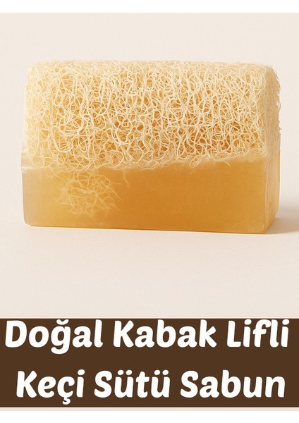 Doğal Keçi Sütü ve Bal Lifli Sabun 100 gr | El Yapımı, Nemlendirici ve Peeling Etkili