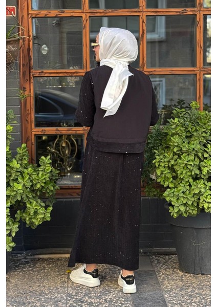 Etek-Ceket Takım W-6918 Siyah fırsatları