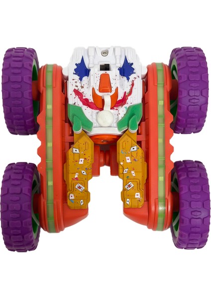 Vardem Uzaktan Kumandalı Full Fonksiyon 2.4ghz Şarjlı Buhar Atan Akrobat Araba Turuncu H06