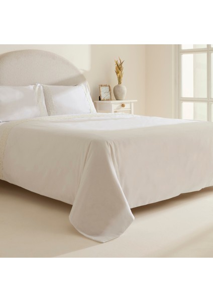 Nuvia Güpürlü Çift Kişilik Nevresim Takımı Beyaz fiyatları