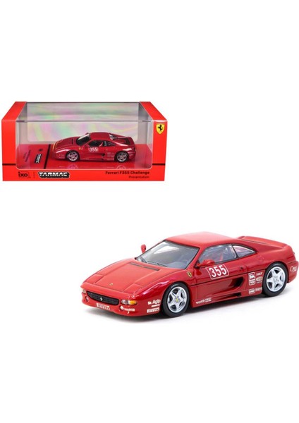 Works Ferrari F355 Challenge Presentation Kırmızı 1/64 Model Araba modelleri